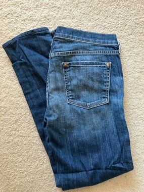 Vince Medium Blue Straight-Leg Jeans